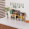 Adjustable Storage Shelves for Kitchen Cabinet Organization - Set of