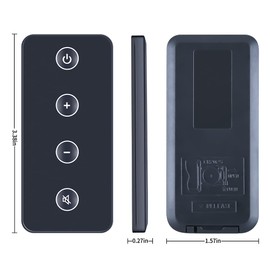 New Replacement Remote Control fit for Bose Solo TV Sound System Speaker Model 410376 for Bose Solo 5 10 15 Sound Bar, Replace for Bose Solo Cinemate Series II IIGS 1SR 10 & 15 Remote
