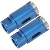 2pcs Marble Hole Openers 32mm Sharpened Sturdy Blue Drilling Hole