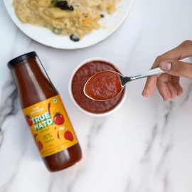 Ketchup made from 75% Tomatoes | No Refined Sugar, No Preservatives | No added colors | Pack of 2 | 21 Oz