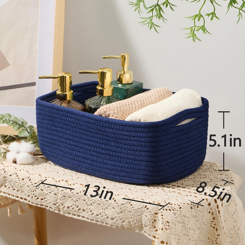 MiniArk Small Storage Baskets for Organizing | Closet Organizer Bins