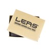 Wallet with side zip pocket LEAS, Genuine Leather, dark brown