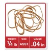Universal 00454 Rubberbands, Assorted Sizes, One 1/4 lb. Box