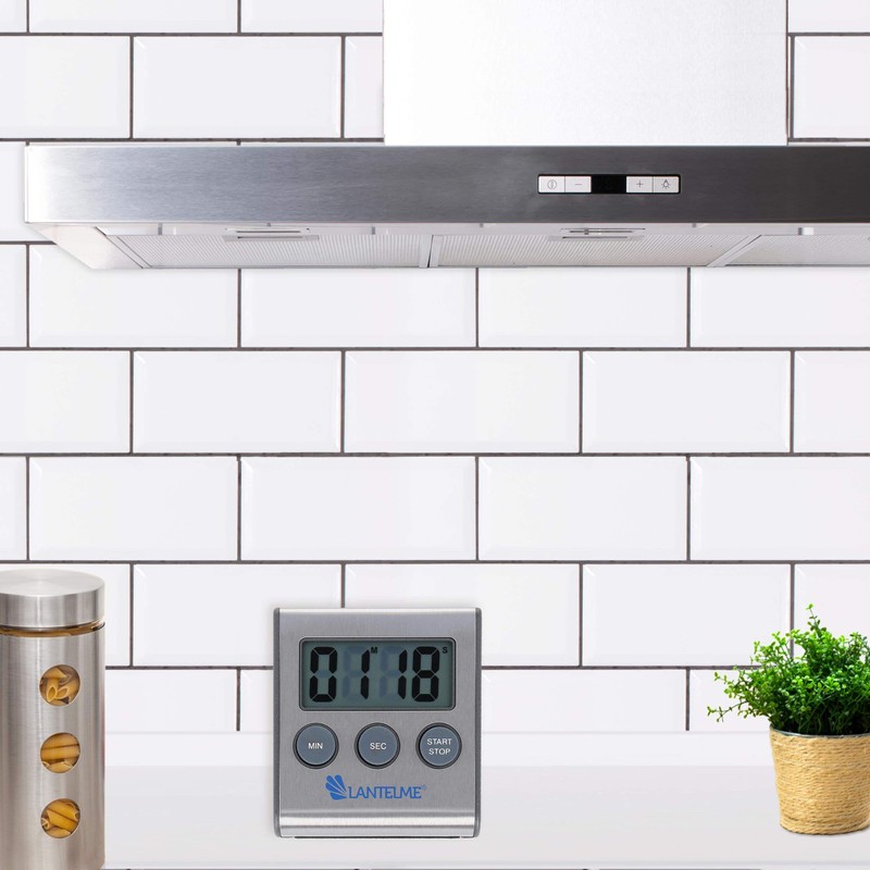 Lantelme Kitchen timer digital magnetic stainless steel egg timer with