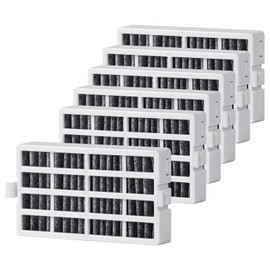 Refrigerator Air Filter Replacement for Whirlpool W10311524, Kitchenaid Refrigerator Air Filter and Jenn-Air FreshFlow Air Filter Replace, Effective Filtration with Activated Carbon Filter (6 Pack)