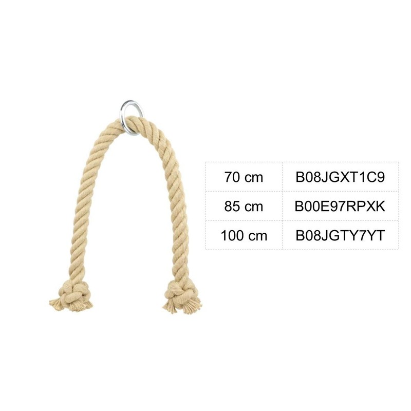 Kanirope® Professional Triceps Rope Pump Extra Long Polyhemp 28 mm