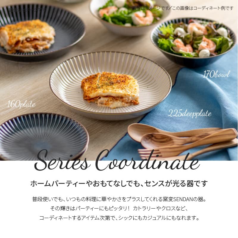 Minoru Pottery Mino Ware Kiln Hen Sendan 140 Rice Bowl,