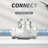 ERGAOBOY 1/2" BSP 304 Stainless Steel Check Valve, Female x