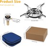 Portable Camping Stove Burner, Mini Backpacking Hiking Stove Burner Ultralight