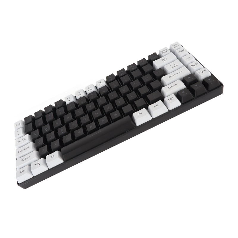 Gaming Keyboard Type C 84 Keys RGB Backlit Ergonomically Curved