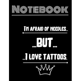 Simple Notebook for Tattoo Lovers: Tattoo journal for Ink designs - White paper - 120 pages