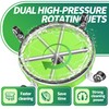 LidoDola 16'' Pressure Washer Surface Cleaner with 4 Wheels -
