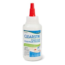 FloraCraft ClearStik Foam Glue 3.38 Fluid Ounce Clear