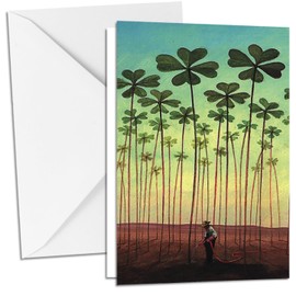 Inkognito Folding Card with Envelope C6 (11.5 x 17 cm) • 6056 Kleefeld Artist Gerhard Glück • Alles Gute