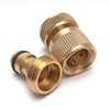 Gardena Coupling Solid Brass Quick Coupling 3/4 Inch Gardena Hose