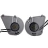 Xotic Tech 2Pcs Smoked Lens Side Mirror Puddle Light LED