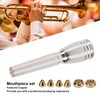 Trumpet Mouthpiece Set Polished Metal Trumpets Part 3C 3B 2C