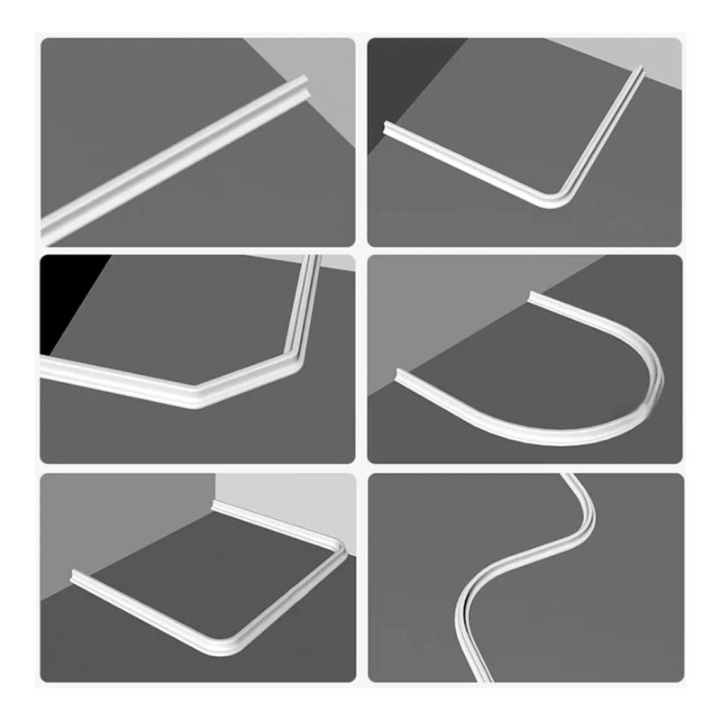 Estuchelandia 2m Tira Retención Agua Silicona Autoadhesivo Barrera Ducha