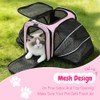 Double Expandable Cat Carrier,Airline Approved Soft-Sided Pet Travel Carrier for