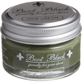 Columbus Cream Boot Black Silver Line Shoe Cream - green -