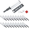MARNER 20 Pack Magnetic Push Latches for Cabinet, Push to