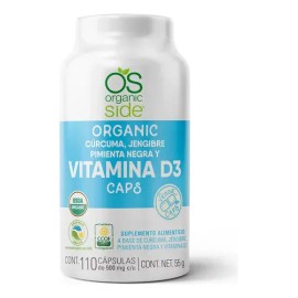 Organic Side Vitamina D3 110 Cápsulas Ctcf1                                                                                                           