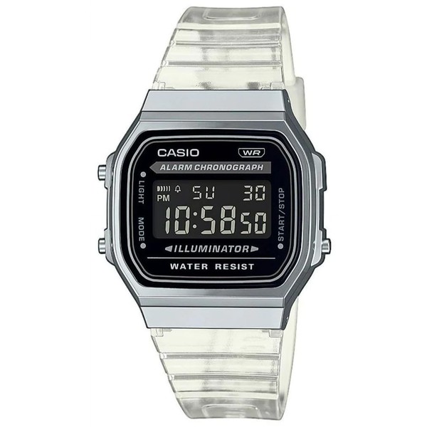 Casio Women's Digital Quartz Watch with Plastic Strap A168XES-1BEF