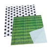 VICASKY 2pcs Soccer Table Runner Reusable Plastic Tablecloths for Birthday