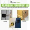 Child Proof Refrigerator Lock – Keyless Combination, Easy Install -