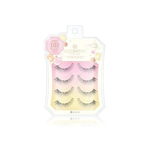 DECORATIVE EYELASH Decorative Eyelashes False Eyelashes for Upper Eyelashes No.103