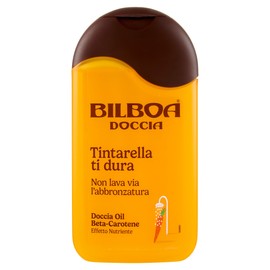 Bilboa Tintarella Ti Dura Beta Carotene Shower Oil - Does Not Wash Tanning, Nourishing Effect, Dermatologically Tested, 220 ml