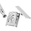 QSHAVE Classic Chrome Plated Short Handle Double Edge Safety Razor