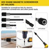 Flexible Drill Bit Extension Set, Including Right Angle Drill Attachmen,