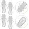 Beaupretty Tapones Oídos de Silicona Transparentes, 30 Pares Reutilizables, Impermeables