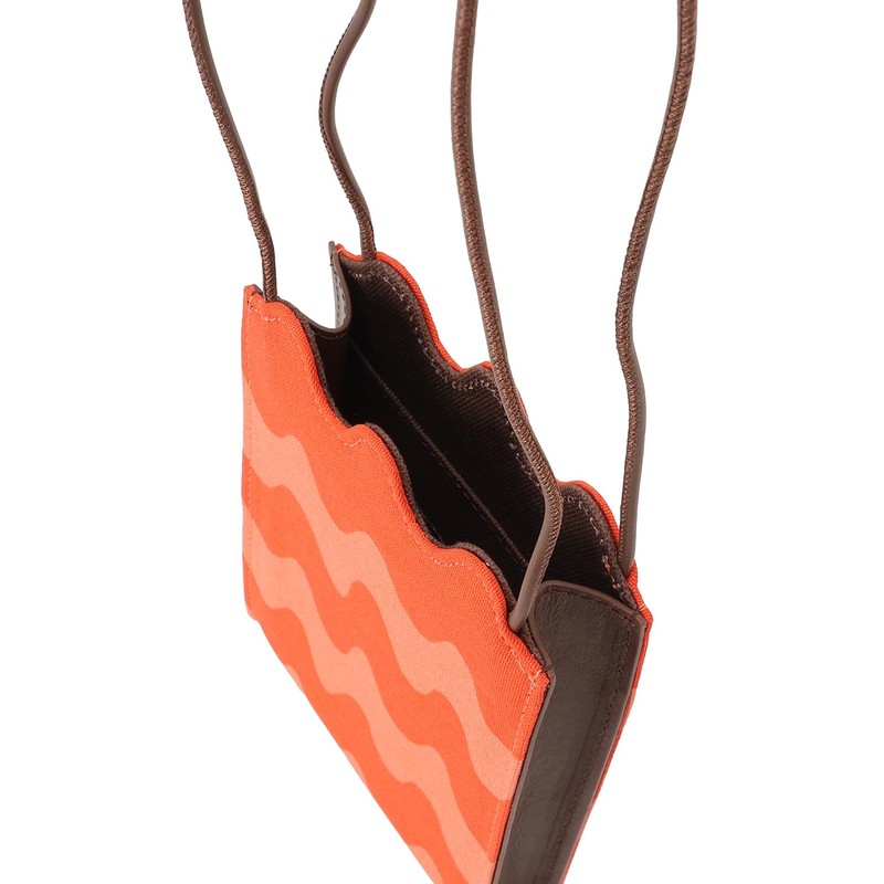 Marimekko Rocki Mini Shoulder Bag, Crossbody Lokki Pocket Bag, red,