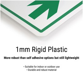 V Safety Biohazard/Authorised Personal Only - Portrait 150 x 200mm - 1mm Rigid Plastic Safety Sign