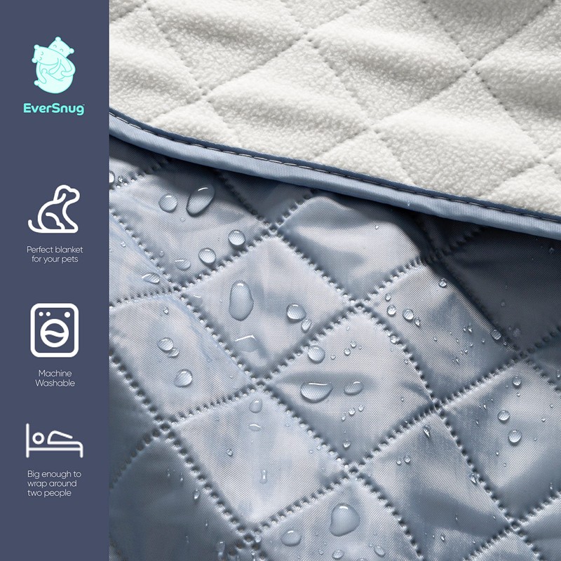 EverSnug Large Waterproof Outdoor Blanket - Extra Thick Premium Quilted