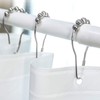 24 Pack Shower Curtain Hooks Stainless Steel, Rustproof Shower Curtains