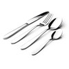 Sabichi Arch 16pc Cutlery Set, Stainless Steel, Silver, 6.3 x