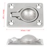 X AUTOHAUX 316 Stainless Steel 47x38mm Boat Floor Locker Hatch