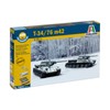 Italeri 7523 - T34/76 Mod.42 - Fast Assembly (2 Pcs)