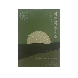 바른곡물효소 3g x 30포 1박스 Correct Grain Enzyme 3g x 30 Packs 1 Box