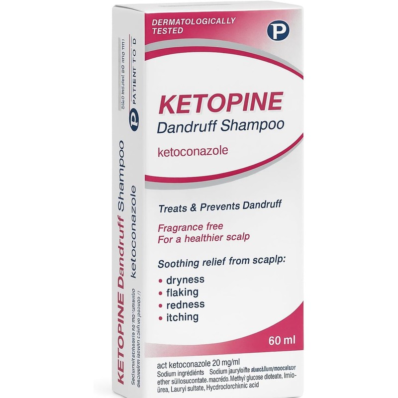 Ketopine Anti-Dandruff Shampoo 60ML - Pack of 2