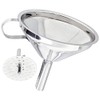 Judge 11cm Funnel, with Filter, Stainless Steel, Silver
