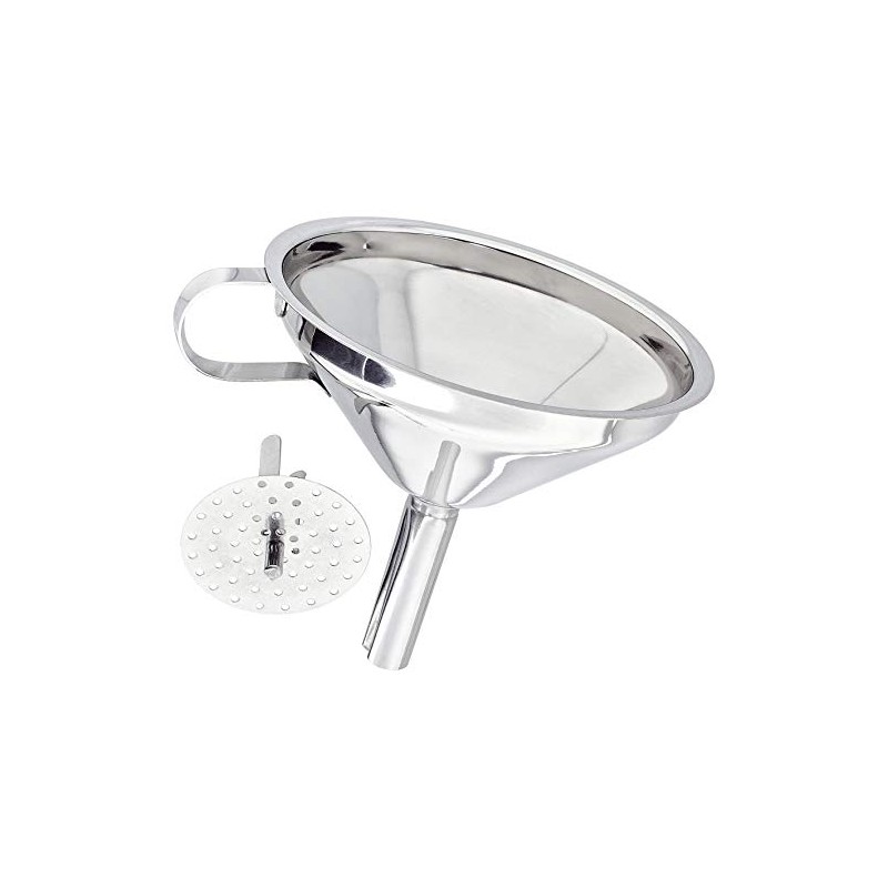 Judge 11cm Funnel, with Filter, Stainless Steel, Silver