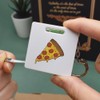 'Pepperoni Pizza Slice' Keyring Tape Measure/Spirit Level Tool (KM00042007)