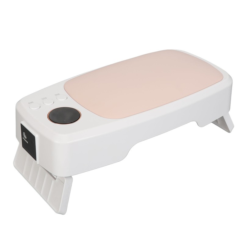 Nail Arm Rest UV LED Lamp Folding PU Padded Hand