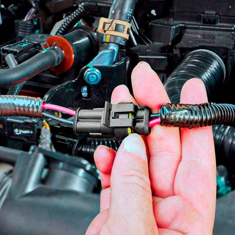 Amliber 798Pcs 50 Sets Waterproof Automotive Wire Connectors with Ratcheting