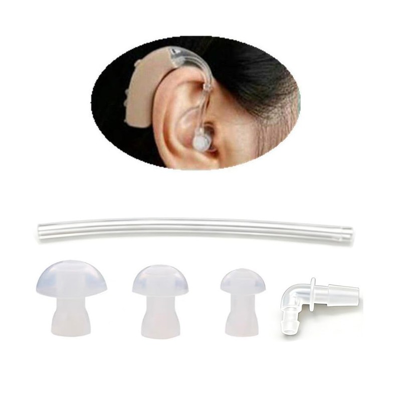 DeaHea 3 Set Hearing Aid Ear Plug Replacement Silicone BTE