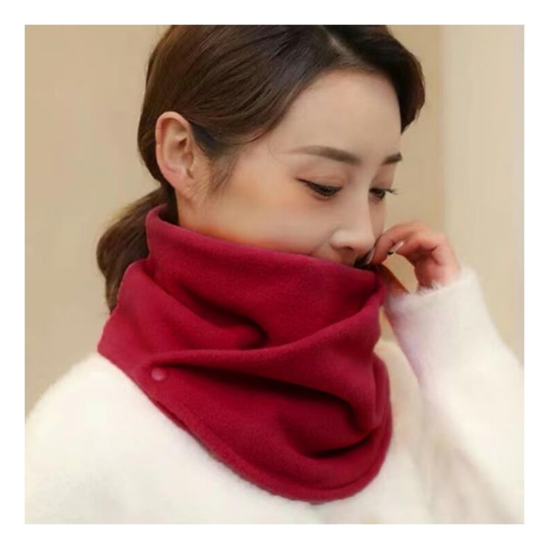 JOKnet Unisex 2-Way Fleece Neck Warmer, Neck Cover, Snood, Scarf,